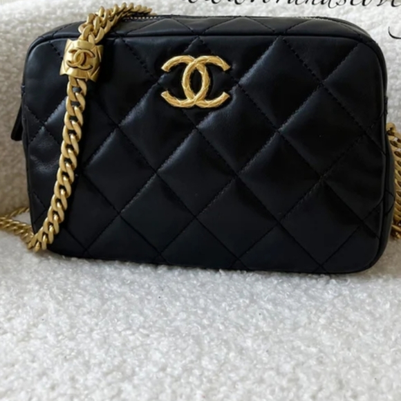 CHANEL 22K Lambskin Camera Case NWT - Picture 1 of 16